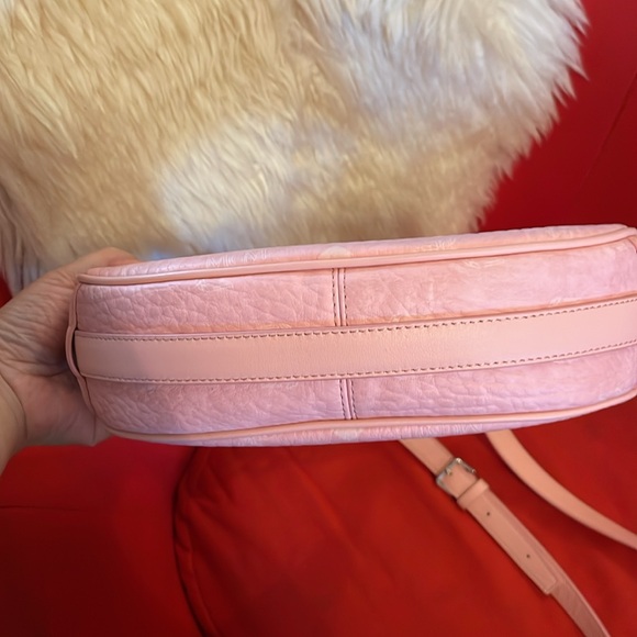 NWT MCM Small Aren Monogram Leather hobo/crossbody bag - Picture 6 of 10